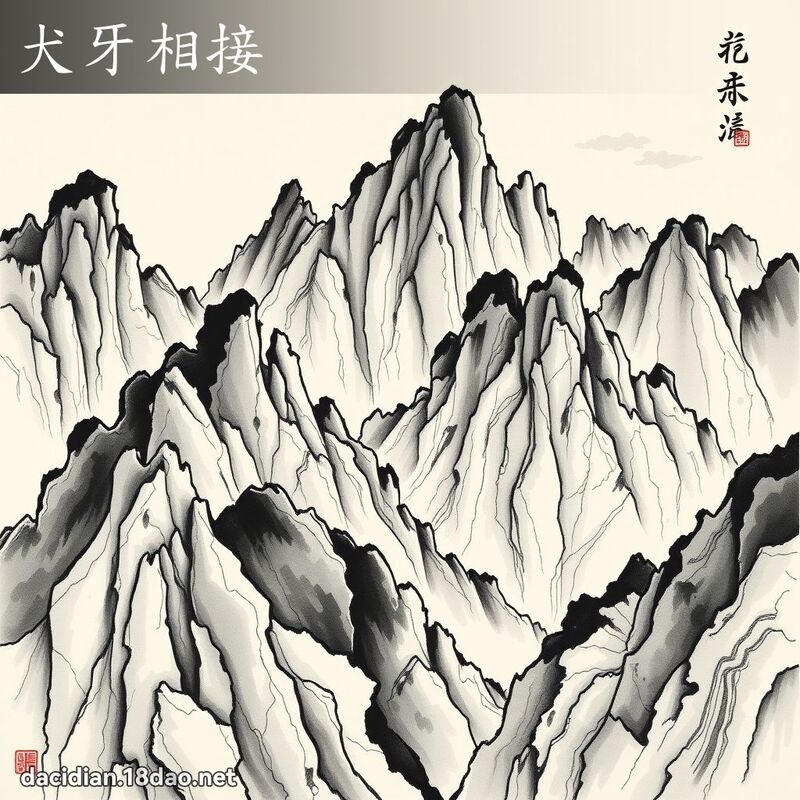 犬牙相接 配图