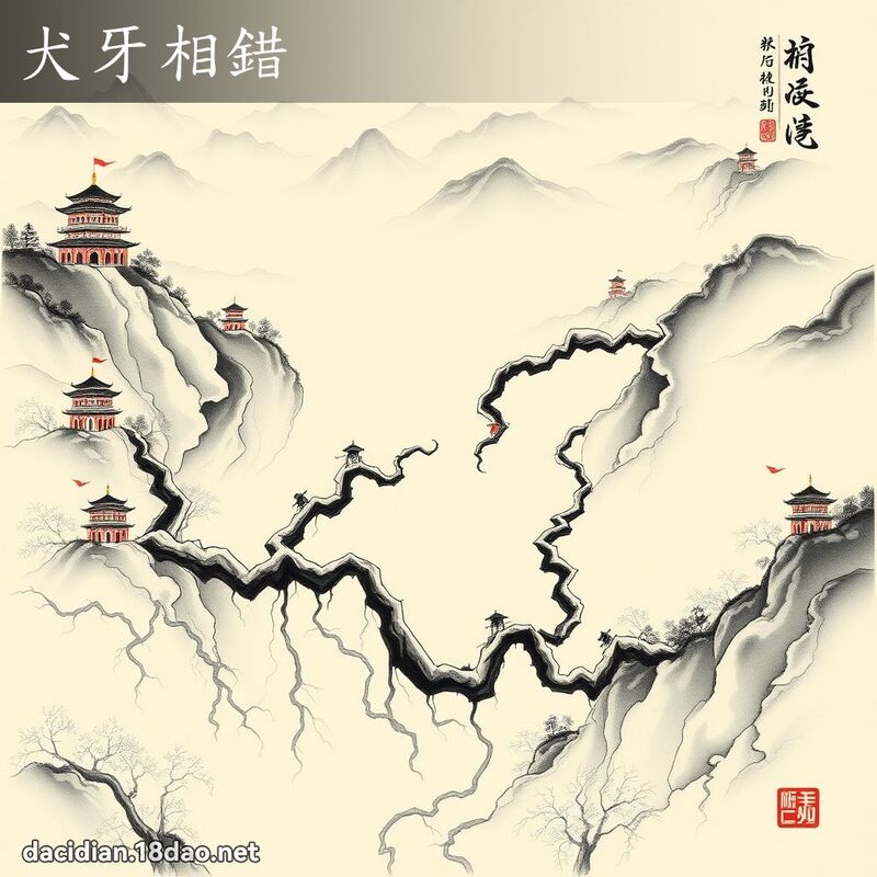 犬牙相错 配图
