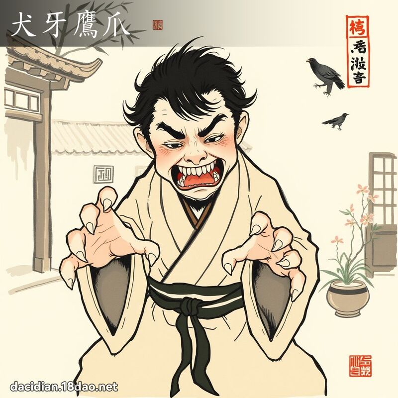 犬牙鹰爪 配图