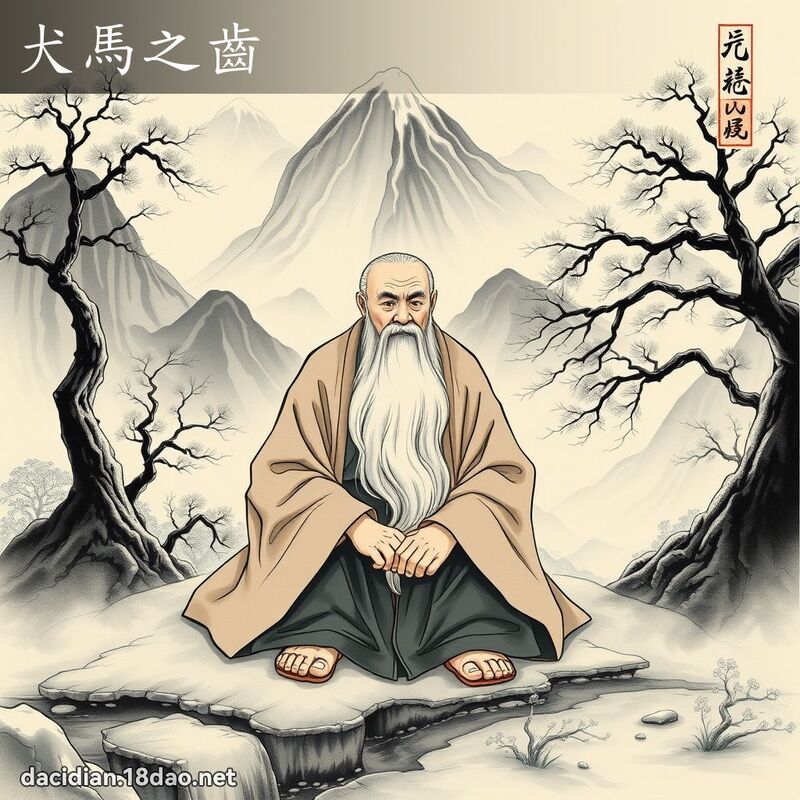 犬马之齿 配图
