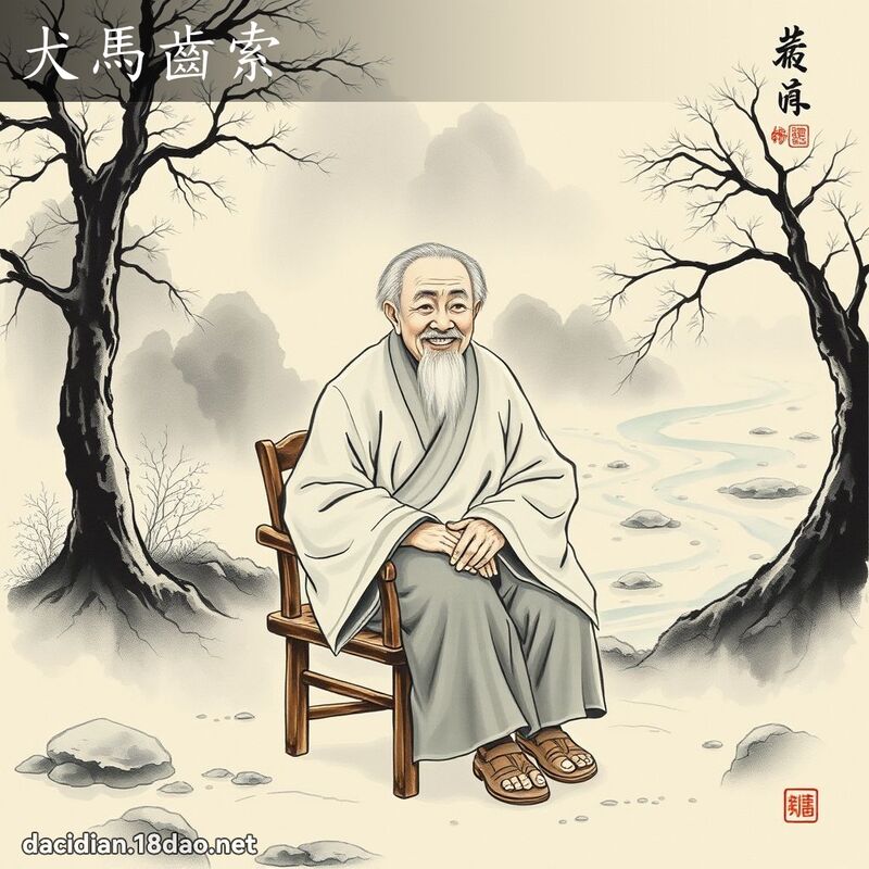 犬马齿索 配图