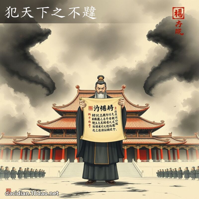 犯天下之不韙 配图
