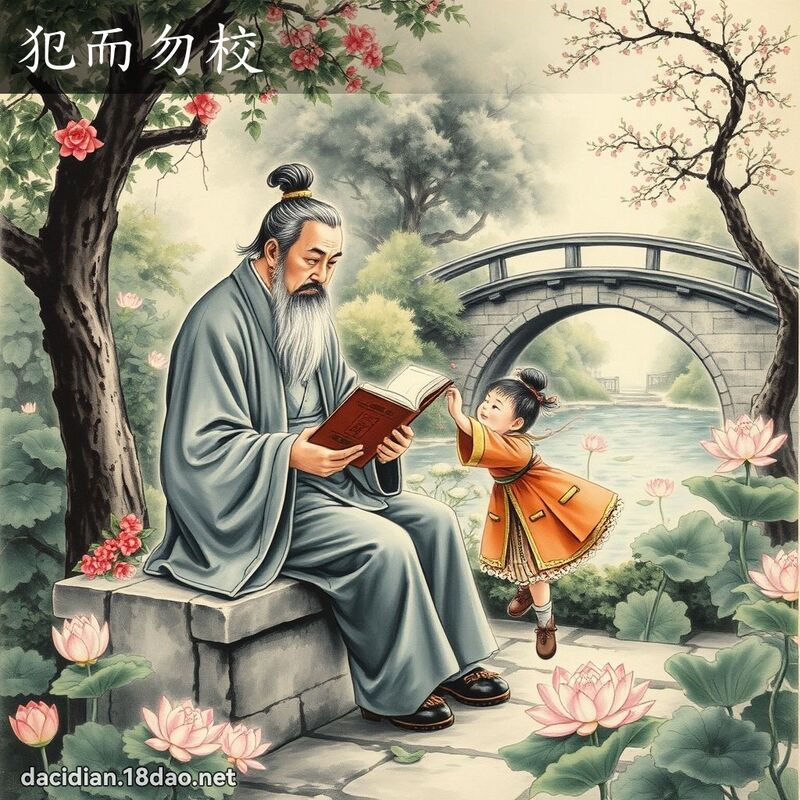 犯而勿校 配图