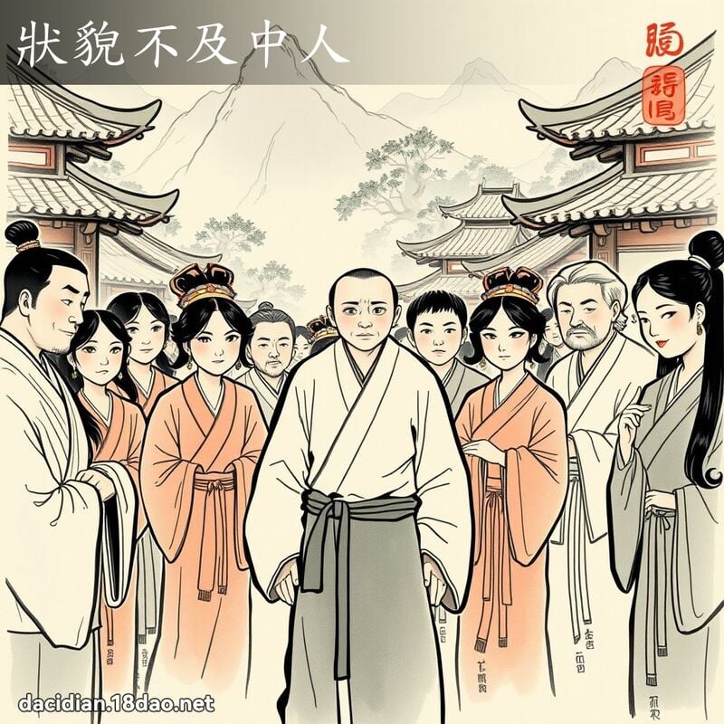 状貌不及中人 配图
