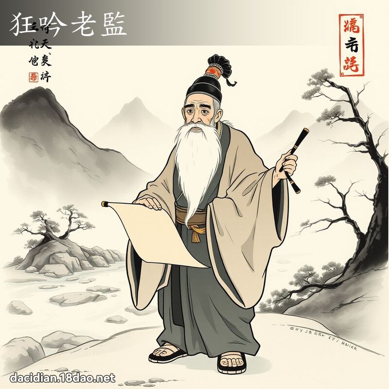 狂吟老监 配图
