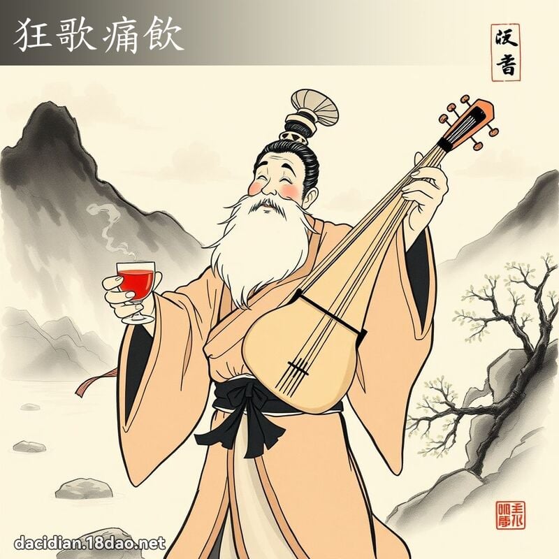 狂歌痛饮 配图