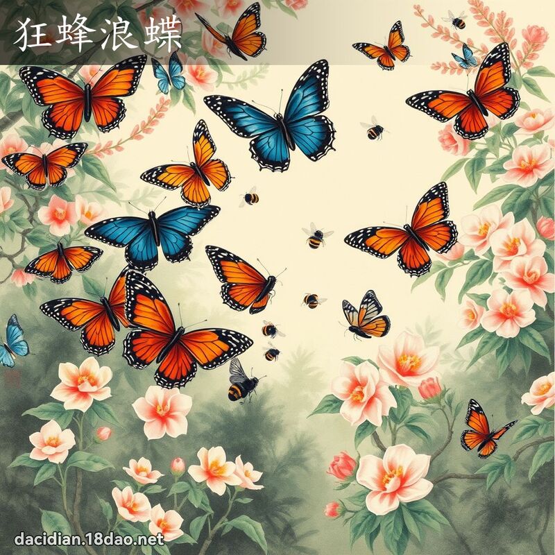 狂蜂浪蝶 配图