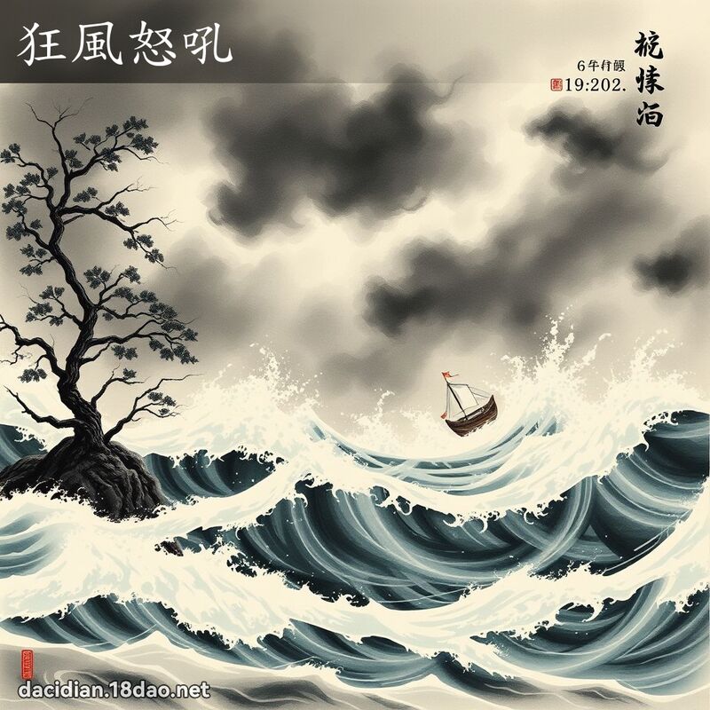 狂风怒吼 配图
