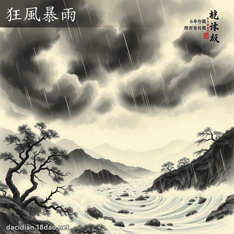 狂风暴雨 配图