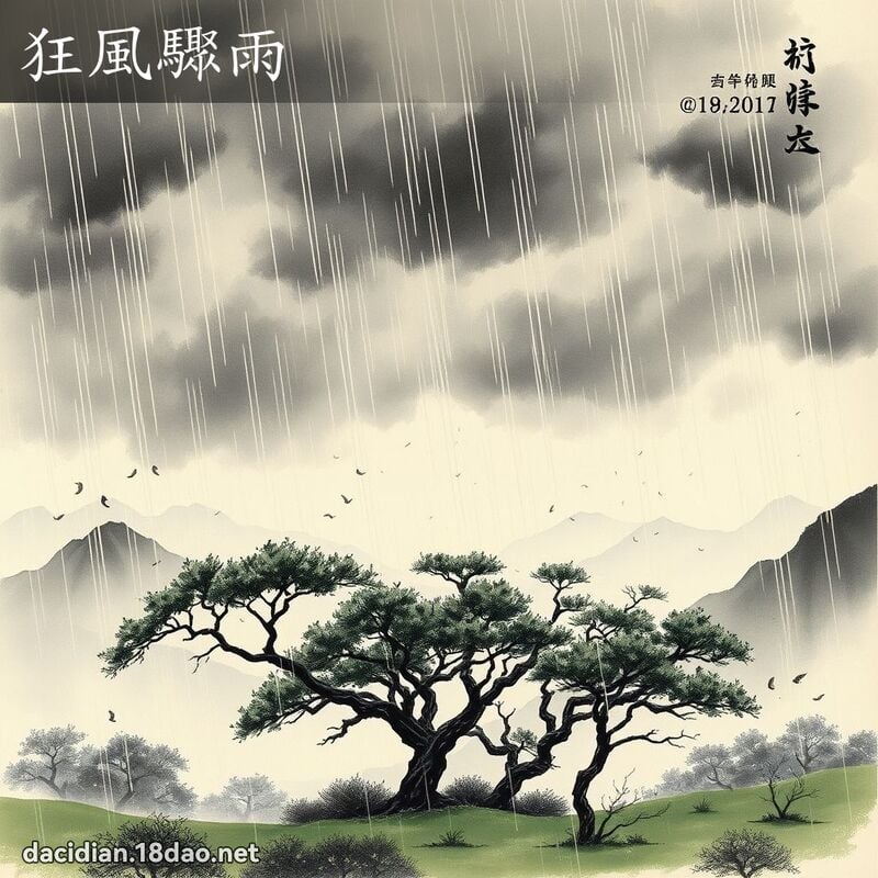 狂风骤雨 配图