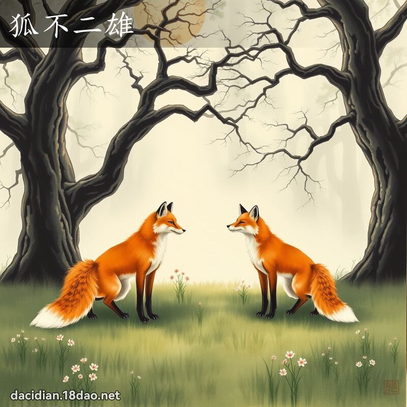 狐不二雄 配图