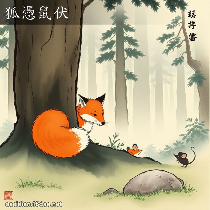狐凭鼠伏 配图