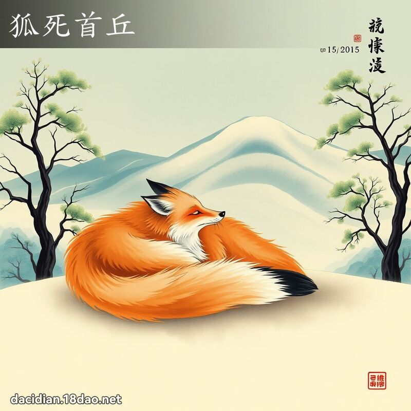 狐死首丘 配图