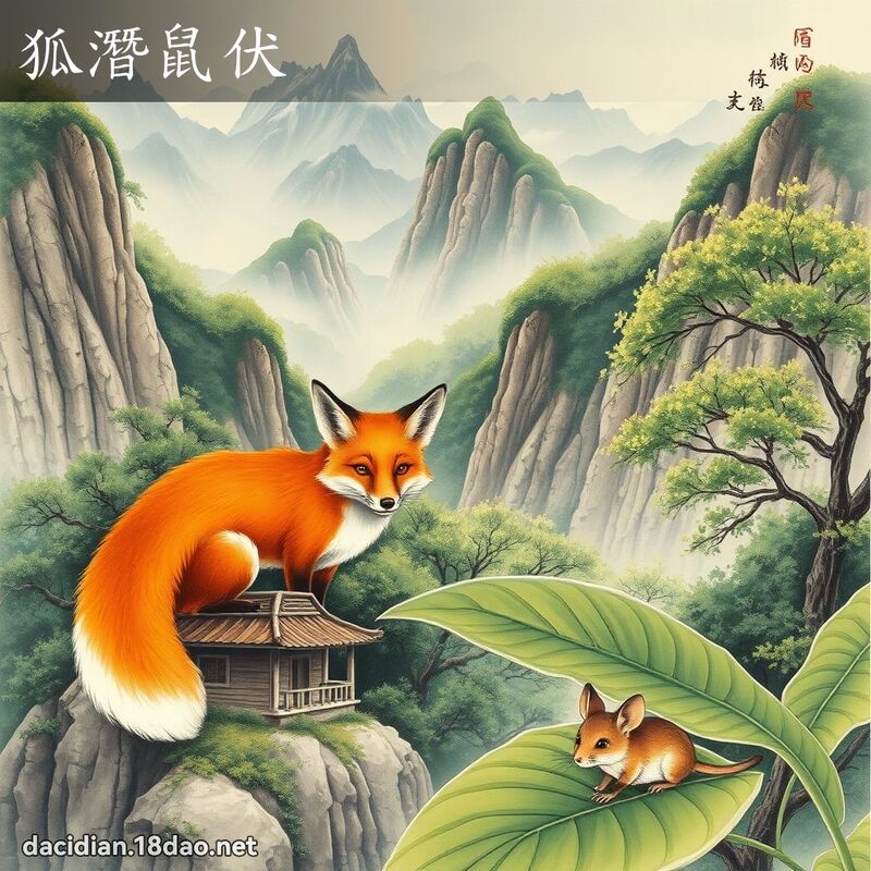 狐潜鼠伏 配图