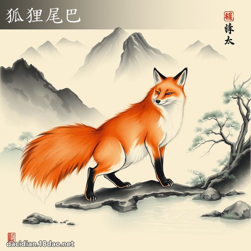 狐狸尾巴 配图