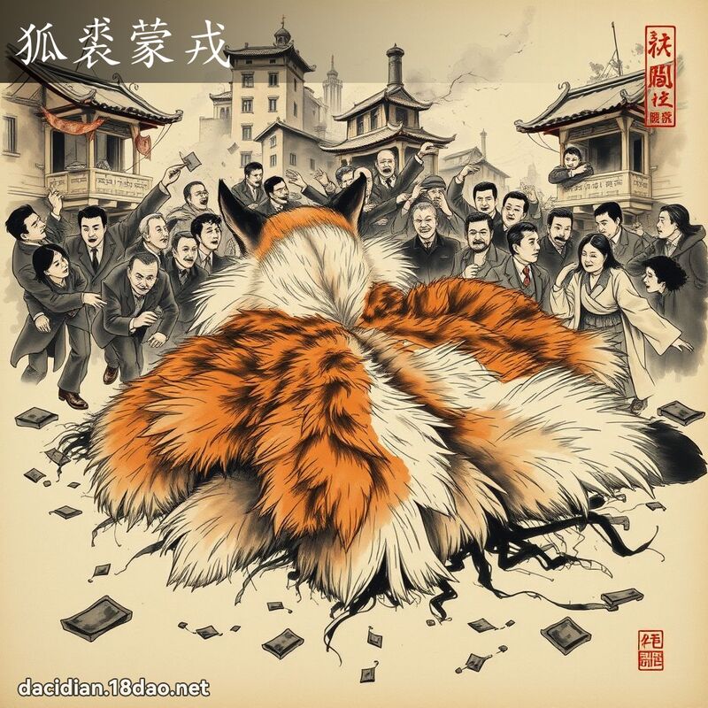 狐裘蒙戎 配图