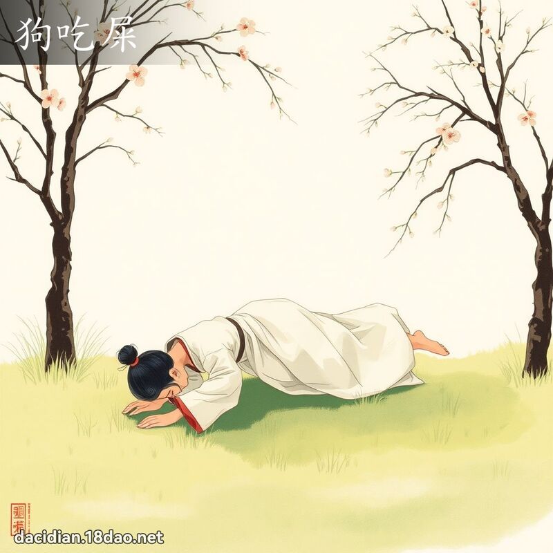 狗吃屎 配图