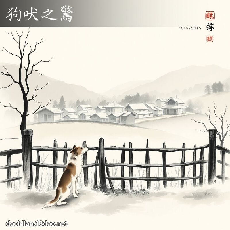 狗吠之惊 配图