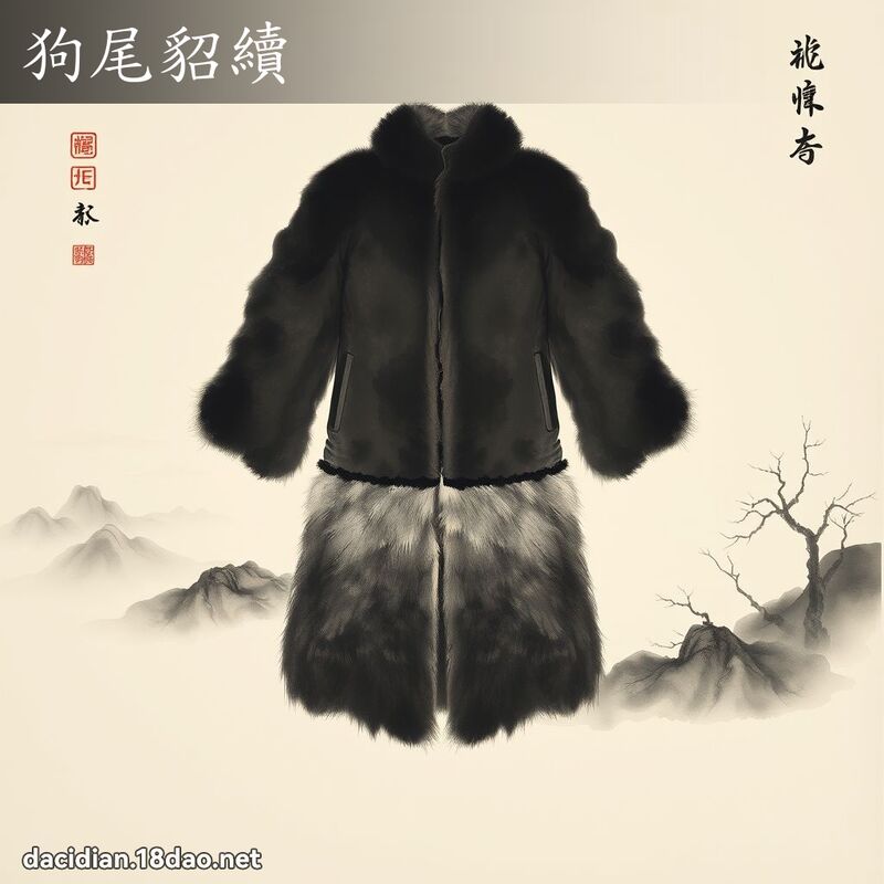 狗尾貂续 配图