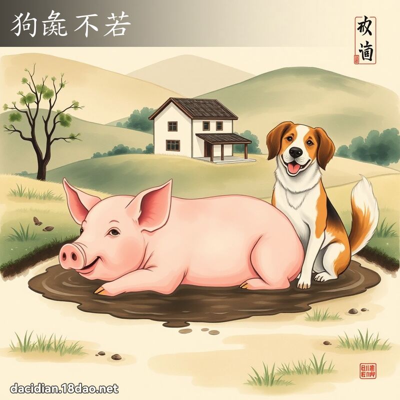 狗彘不若 配图