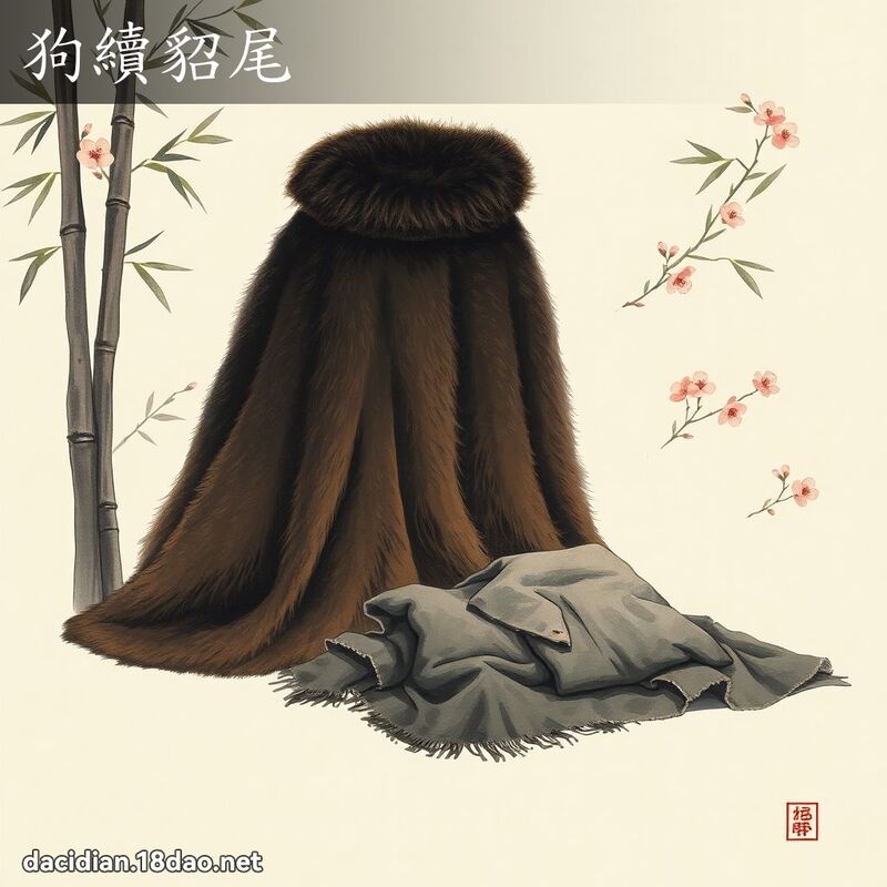 狗续貂尾 配图