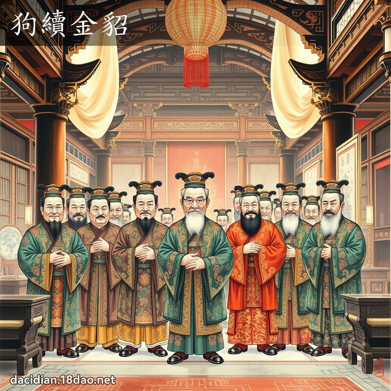 狗续金貂 配图