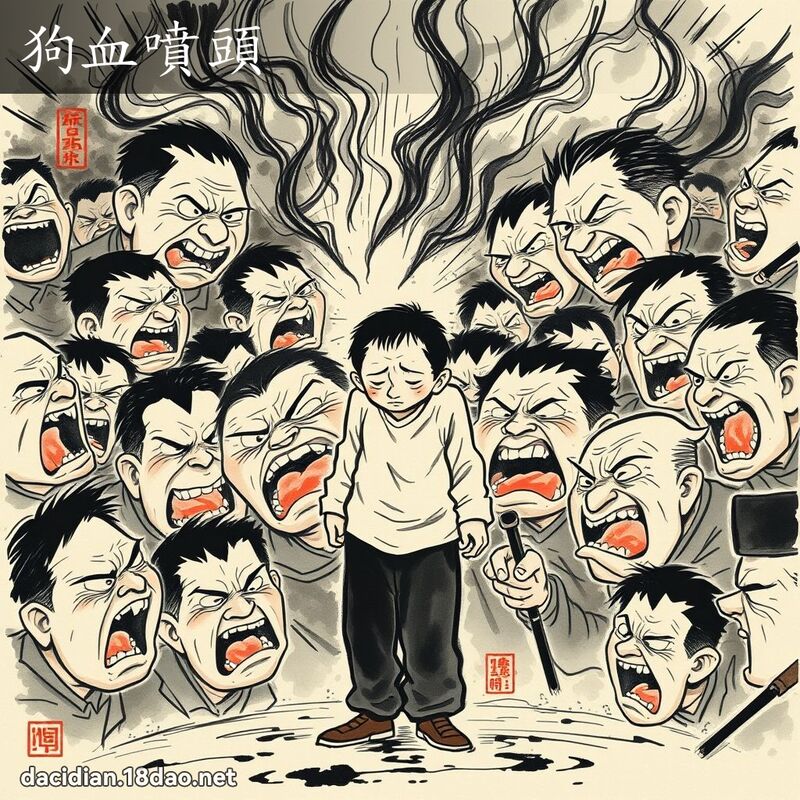 狗血喷头 配图