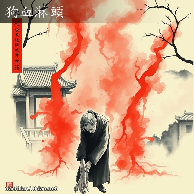 狗血淋头 配图
