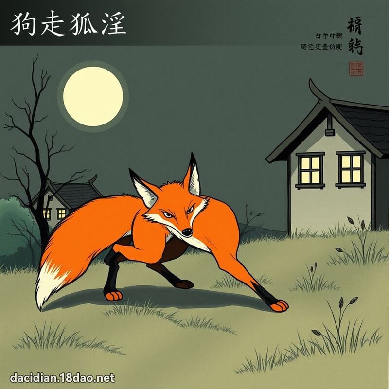 狗走狐淫 配图