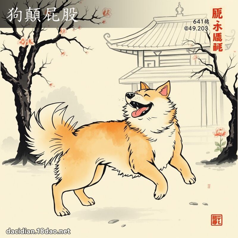 狗颠屁股 配图