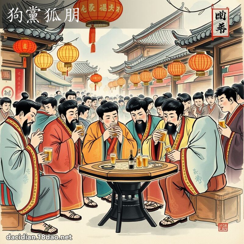 狗党狐朋 配图