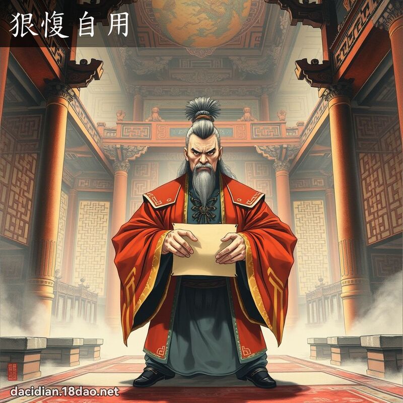 狠愎自用 配图