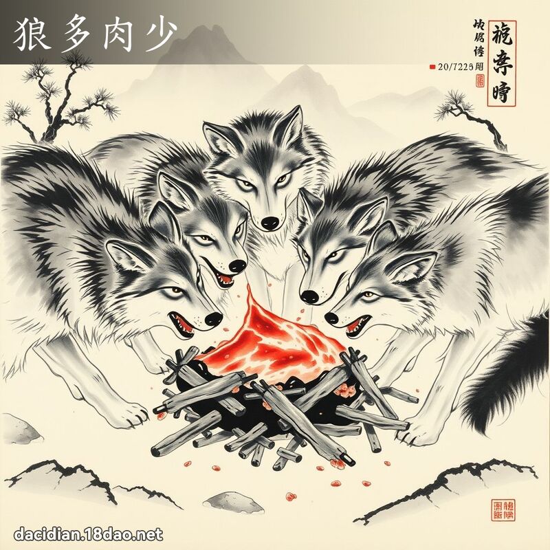 狼多肉少 配图