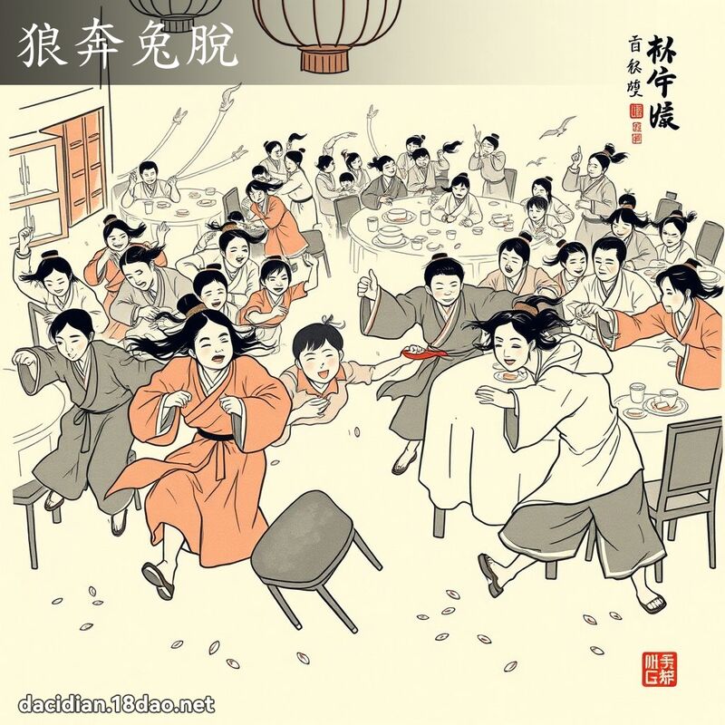 狼奔兔脱 配图