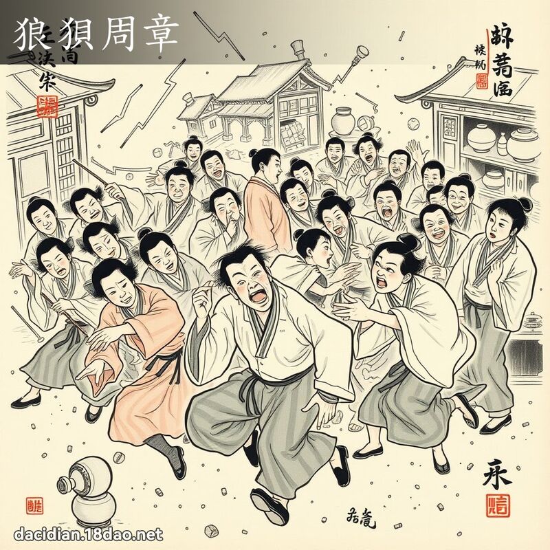 狼狈周章 配图