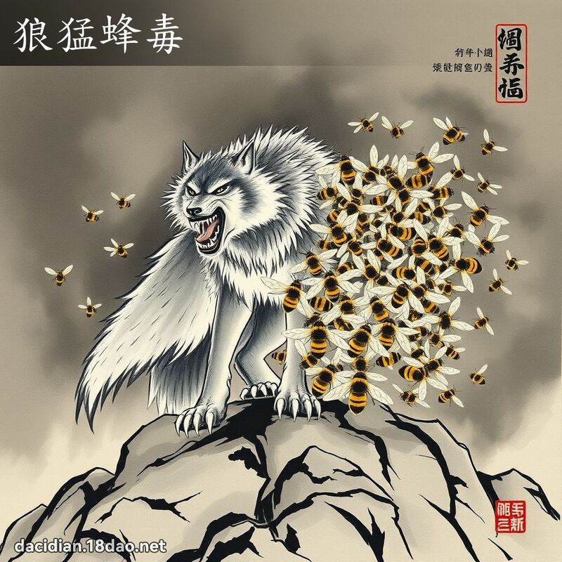 狼猛蜂毒 配图