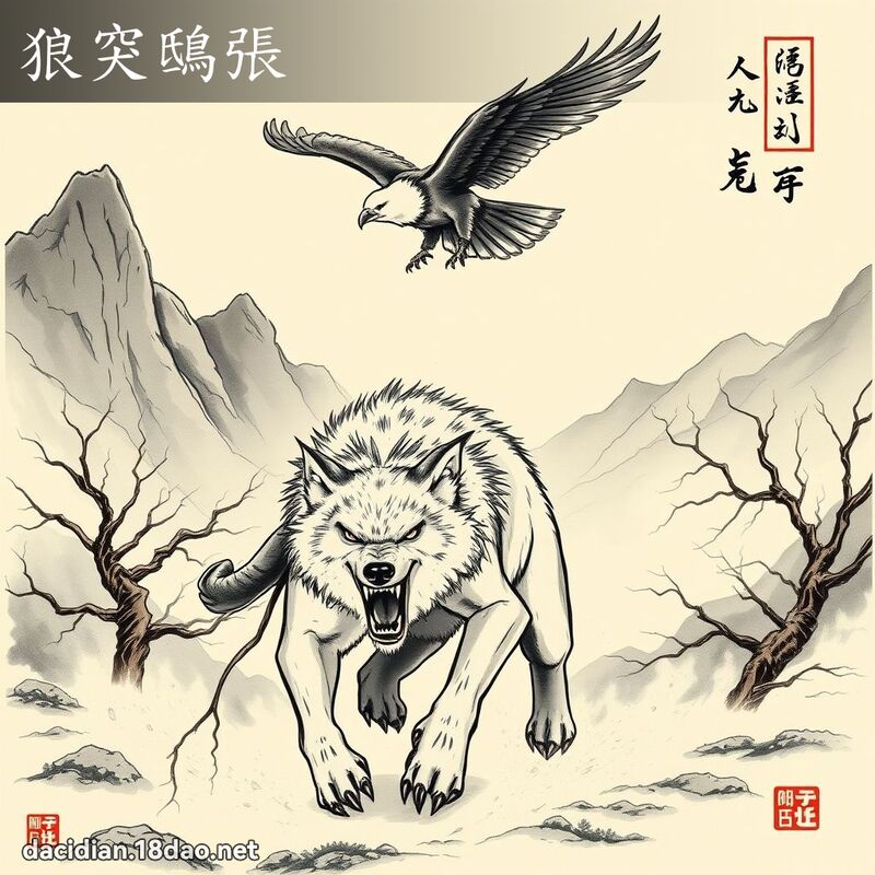 狼突鴟张 配图