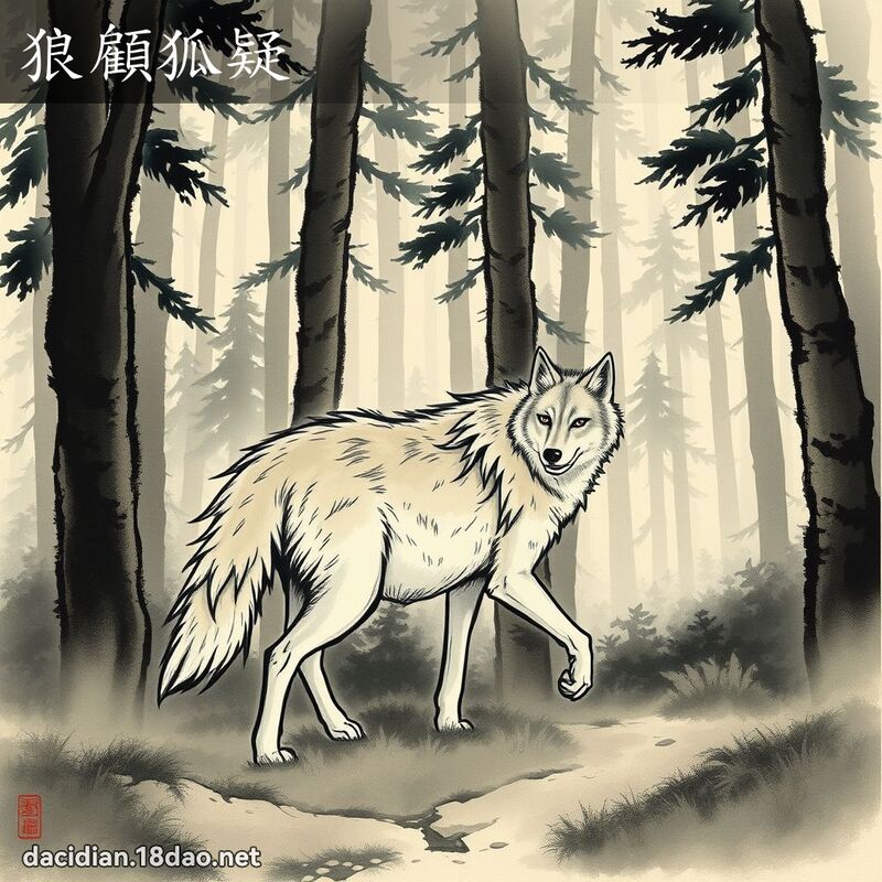 狼顾狐疑 配图