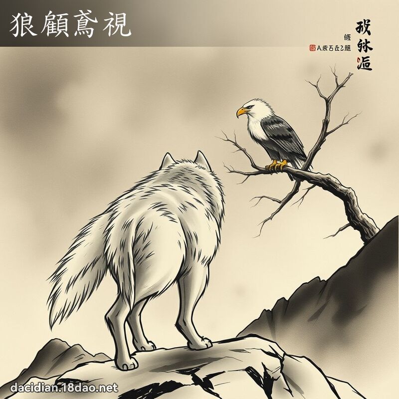 狼顾鳶视 配图