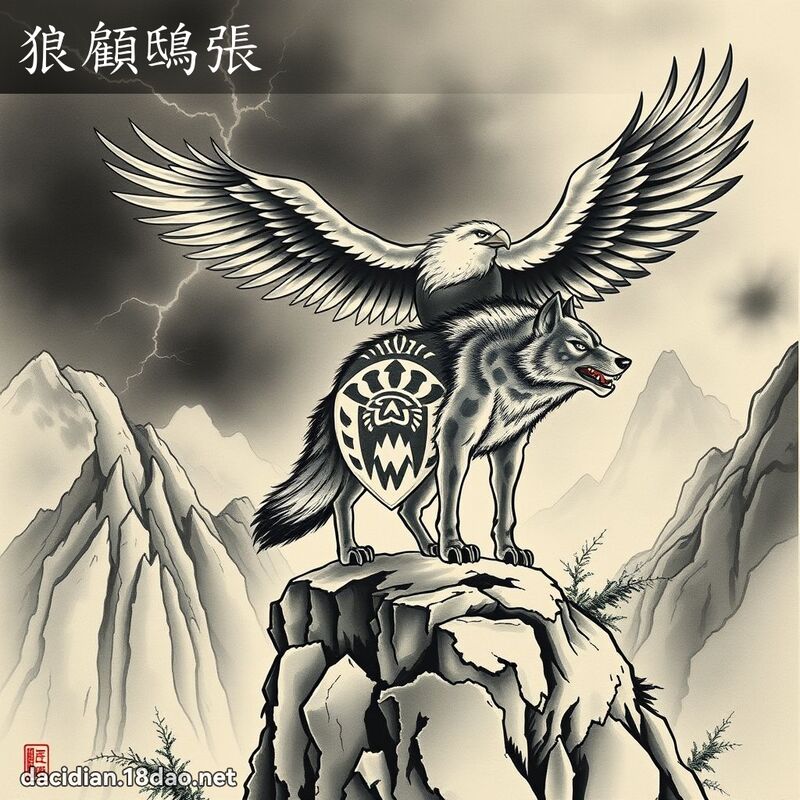 狼顾鴟张 配图