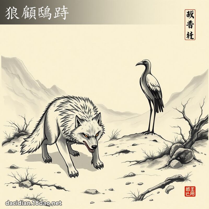 狼顾鴟跱 配图