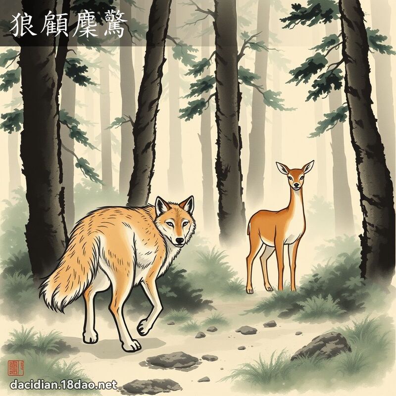 狼顾麇惊 配图