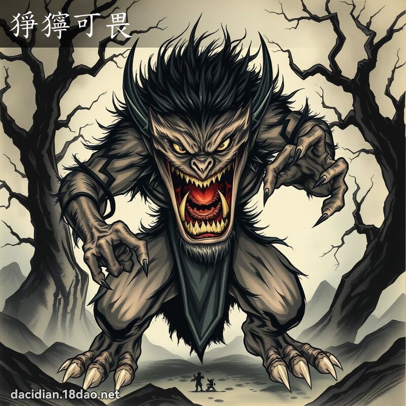 狰狞可畏 配图
