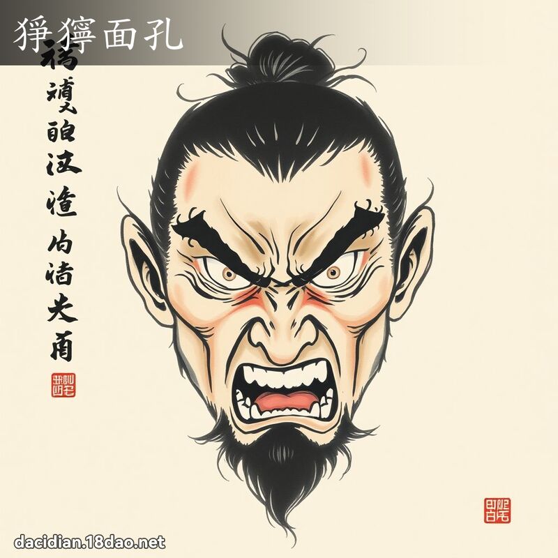 狰狞面孔 配图