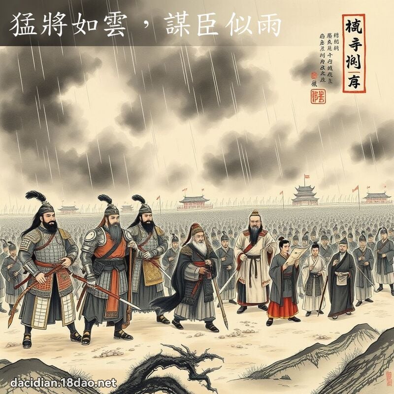 猛將如云，谋臣似雨 配图