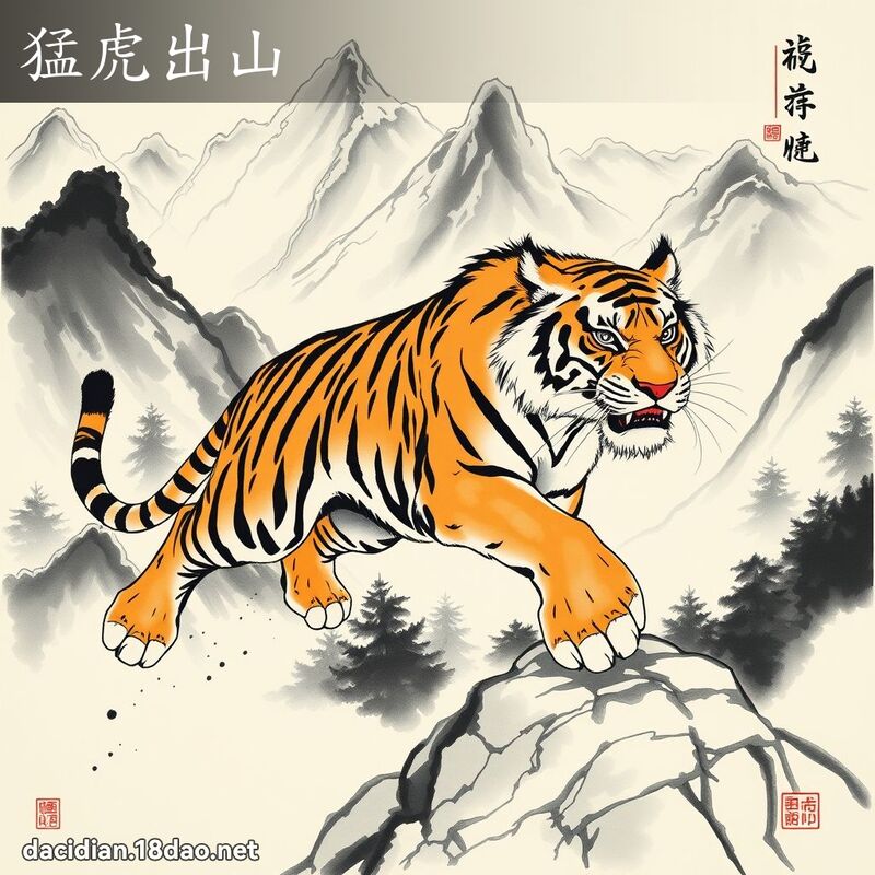猛虎出山 配图
