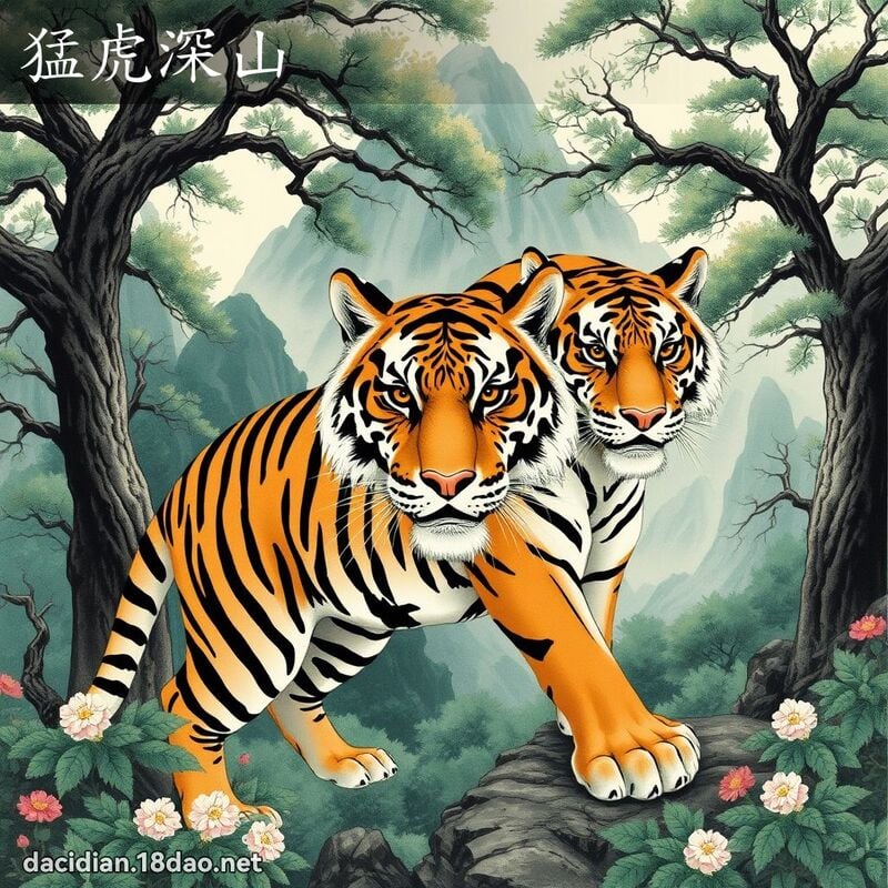 猛虎深山 配图