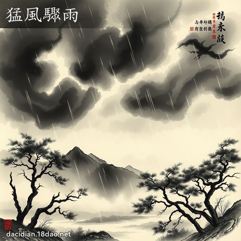 猛风骤雨 配图