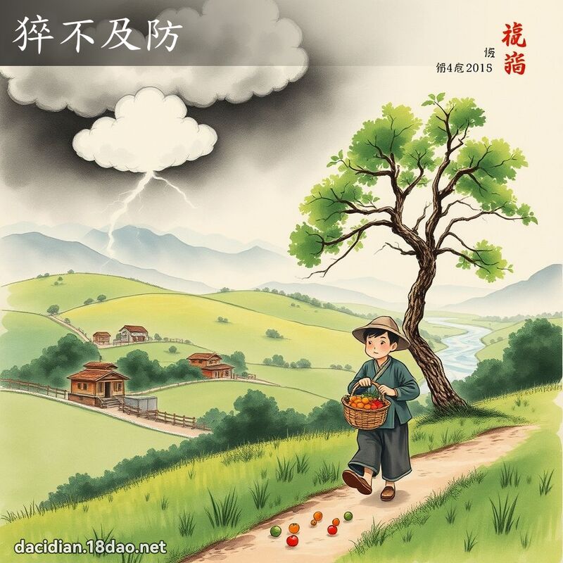 猝不及防 配图