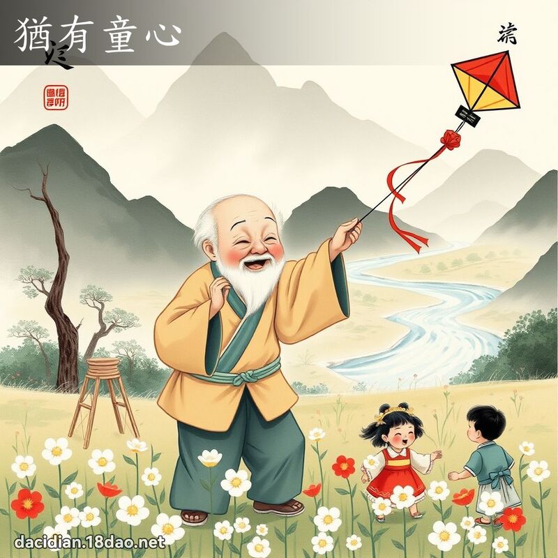 犹有童心 配图